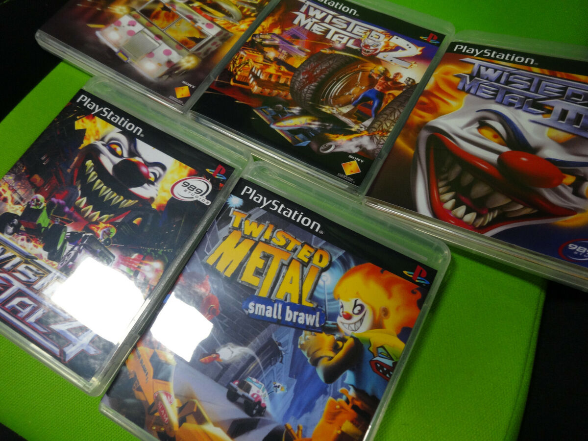 EMPTY REPLACEMNT CASES Twisted Metal Collection 1 2 3 4 5 Sony Playstation  1 PS1