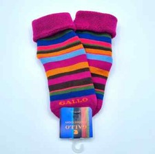 Prussia Magenta Cotton Striped Cotton Magenta Prussia Short Socks Baby Size 6 26 31 