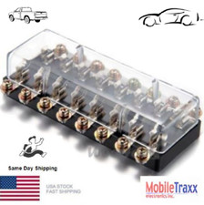 12V 8 Way AGC 6x30mm Fuse Box Car-Truck-ATV-Boat