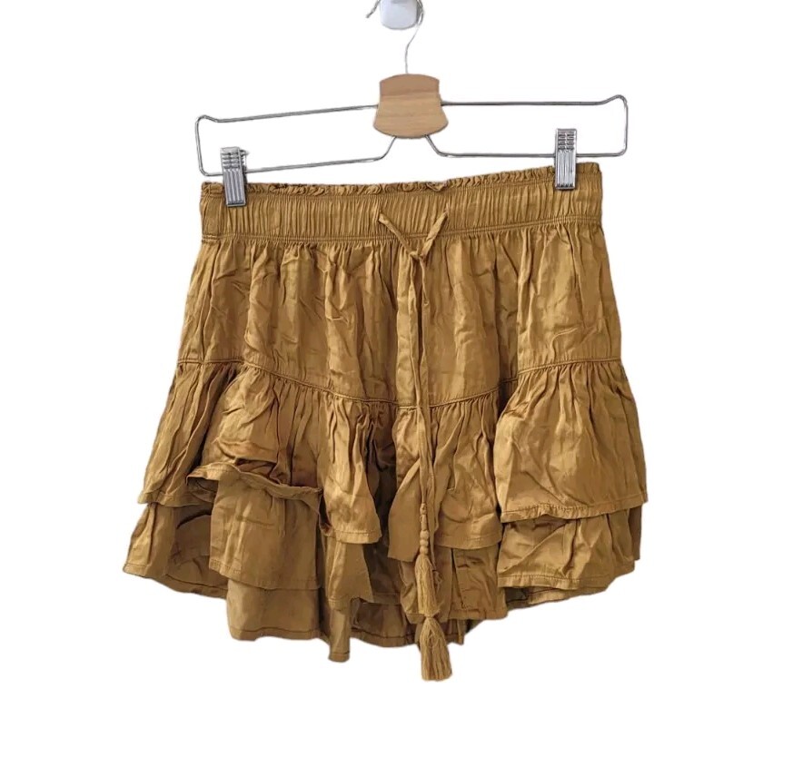 スカート Caramel HEDERA SKIRT GOLD CHECK 8Y CARAMEL HEDERA SKIRT - APRICOT GEO PRINT | Baby