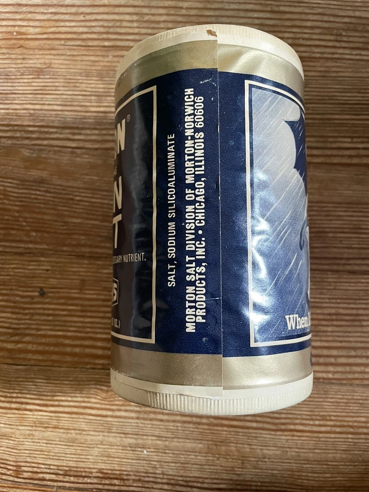 Morton Salt Container “When it Rains it Pours” Vintage Reproduction of 1921 - Image 3 of 4