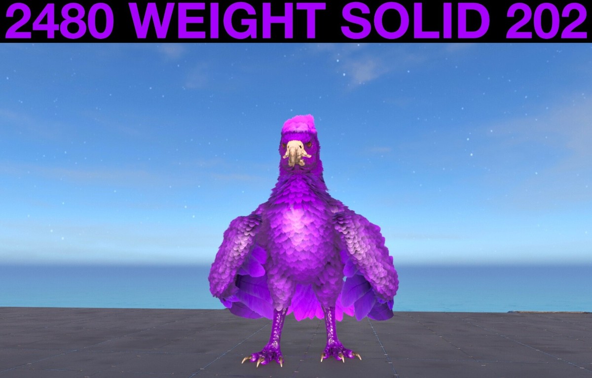 2480 Weight Solid 202 Argentavis Ark Survival Ascended ASA PVE