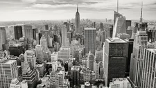 Manhattan, Empire state building NYC,High quality Canvas print choose your size 