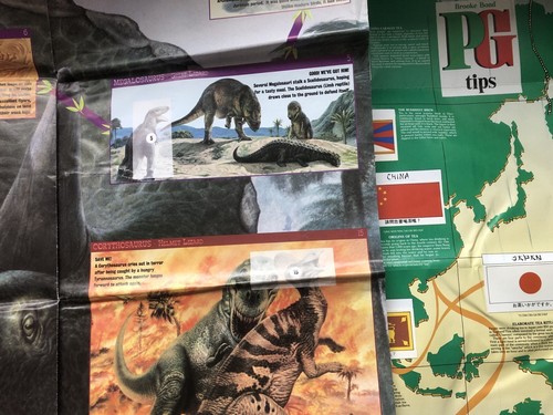16 Brooke Bond Tea Card Wallcharts Creatures Greats Woodland Dinosaur - Picture 7 of 8