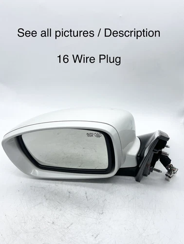 2012-2014 Hyundai Genesis SEDAN Driver Mirror 16-Wire Mirror Left 87610-3MAD0