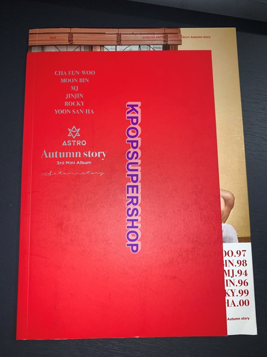 Astro 3rd Mini Album Autumn Story Great No Photocards Photobook