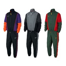 nike throwback men's woven tracksuit basketball pants