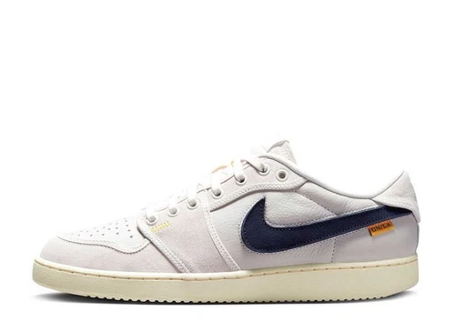 Union x Nike Air Jordan AJKO 1 Low SP Sail Leather 2023 White Navy DZ4864-100