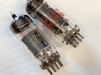 Tubes 6CG7 / 6FQ7 SYLVANIA X 2