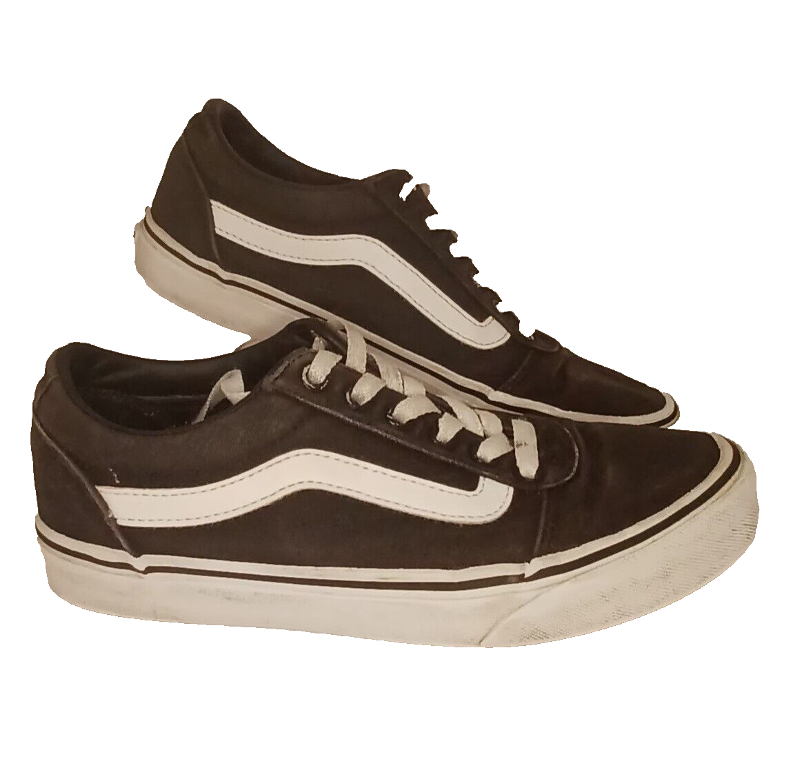 Vans Old Skool Black White Low Canvas Shoes Women's US Size 7 NO BOX