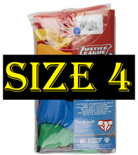 DC Comics Justice League Logo Boys Underwear, 5 Pack - Size 4