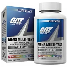 GAT Mens Multi + Test All-in-One Product Capsule - 150 Count - New Sealed Box
