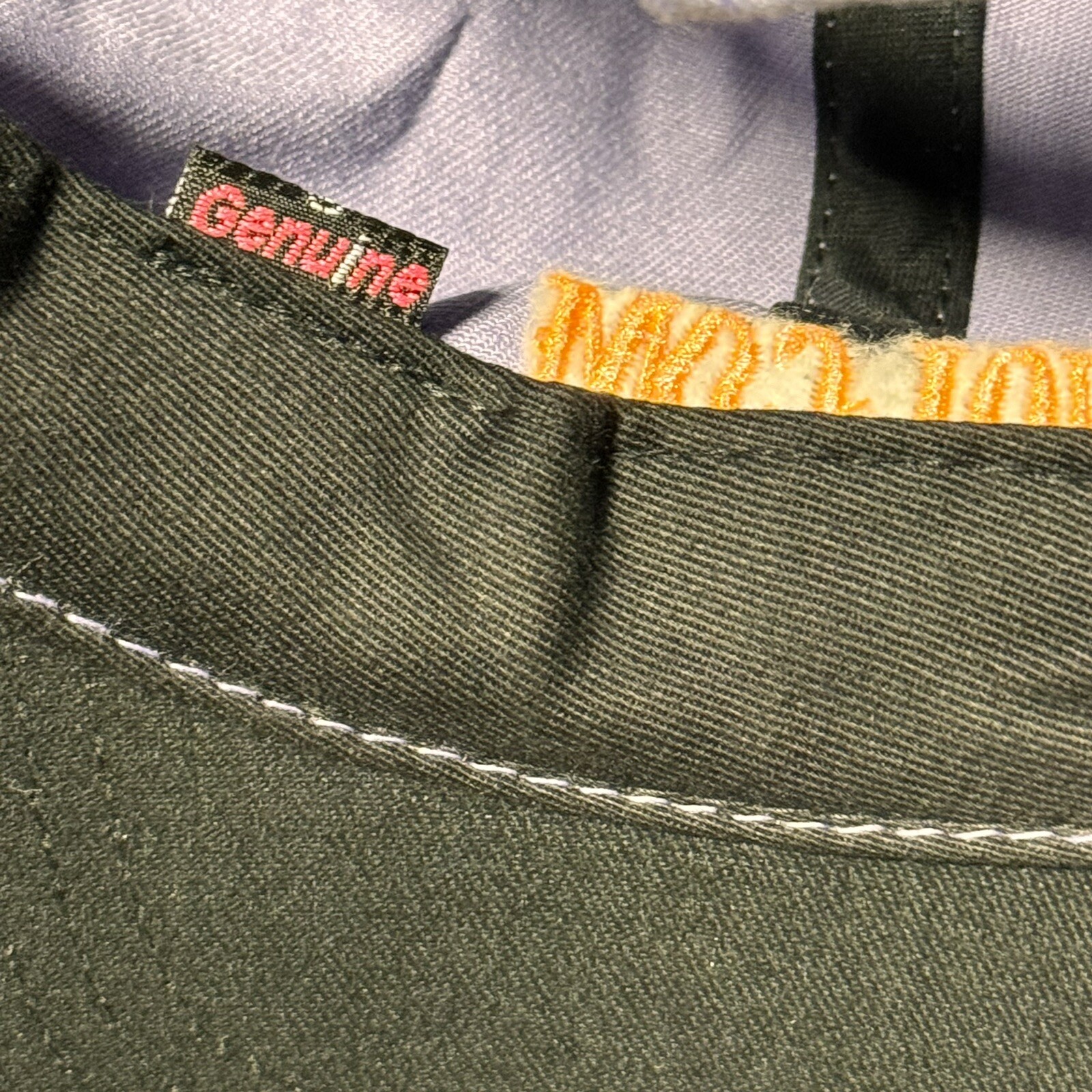 Volcom Sample Strapback Hat Cap Purple Orange Yup… - image 5