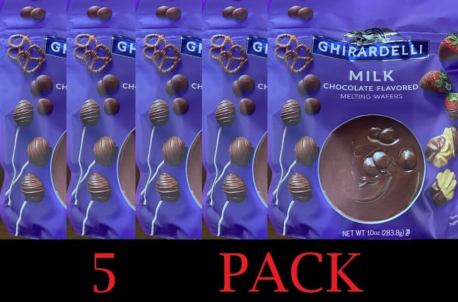 GHIRARDELLI Milk Chocolate Flavored Melting Wafers, 10, 45 OFF