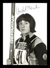 Christel Meinel DDR Vize Weltmeisterin 1978 Orig. Sign. Skilanglauf + A 223683