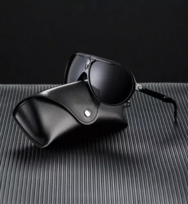 Gafas De Sol Para Hombre Lentes De Moda Estilo Aviador Grande Polarizadas UV400