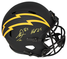 ANTONIO GATES SIGNED LOS ANGELES CHARGERS ECLIPSE FULL SIZE HELMET W/ HOF 25