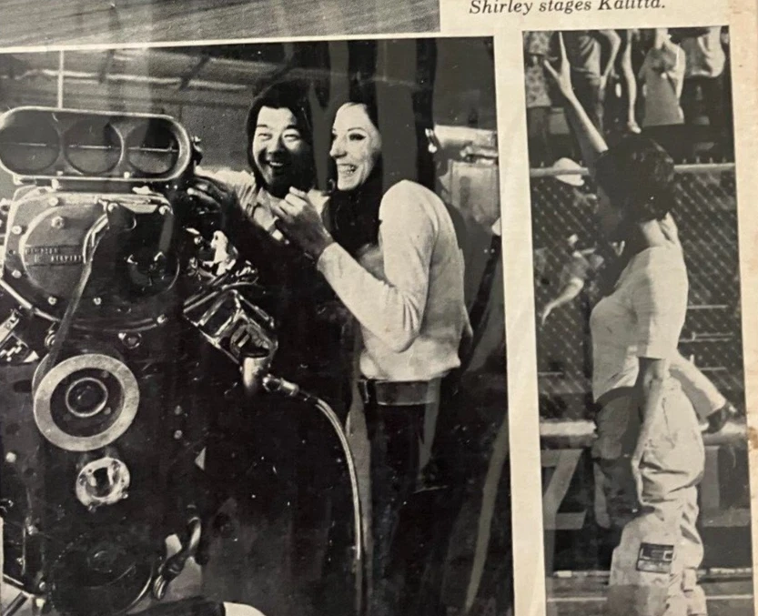 AA/F  NHRA  Fuel Dragster 1/4 mile Queen Shirley "Cha-Cha" Muldowney Hot Rod re - Imagem 4 de 4