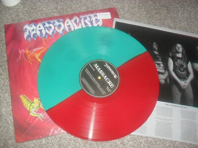 MASSACRE -FROM BEYOND- AWESOME RARE LTD PRESS COLOR LP VINYL EARACHE 2014 DEATH