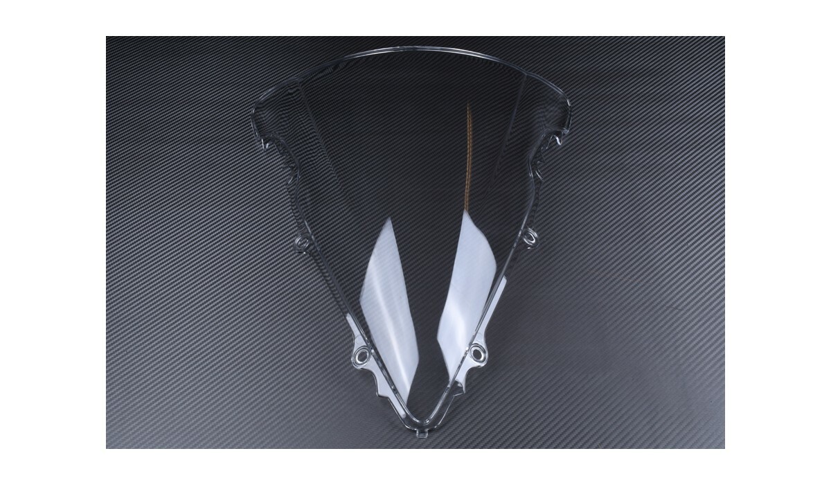 Bulle transparente avec autocollant bleu pour moto Yamaha YZF R6 2003 2004