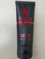 Polo Red Extreme by Ralph Lauren Men Hair & Body Wash / Shower Gel 3.4 oz 100ml