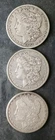 1892 (P), O, and S $1 Morgan Silver Dollars