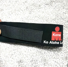Ironman Kona Aloha La Ea Triathlon Timing Chip Strap Band Red Logo Black Band
