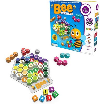 Happy Puzzle Company Bee Genius Spiel| 46.656 Puzzles Inside | Young Puzzlers 3+