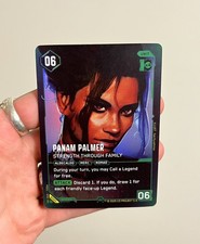 Panam Palmer B085 Secret Rare - Cyberpunk TCG - BETA VERSION - NM+