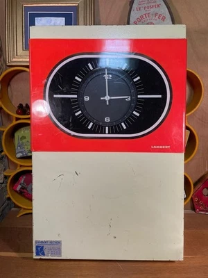 Horloge Industrielle Lambert Alcyon Vintage Style 70s - Photo 1/4