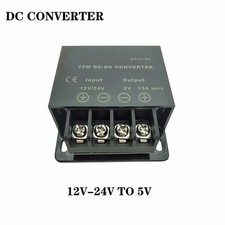 12V 24V to 5V DC Converter 5A 10A 15A Step Down Voltage Regulator Car Power