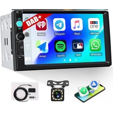 7 IPS DAB+ Doppel 2 DIN Autoradio Apple CarPl...