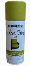 Rust-Oleum Outdoor Fabric Spray Paint - Olive Green - 12 Oz /Slightly Dented Can