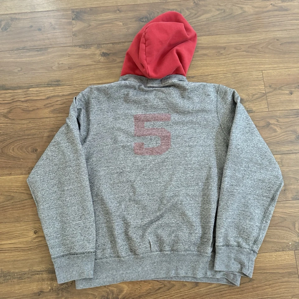 Polo Ralph Lauren Vintage 67 Militar Universidad After Hood Sudadera con Capucha XL Foto 3 de 4