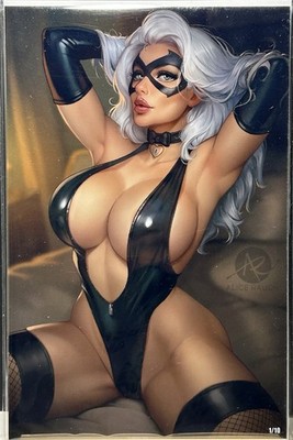 METAL* Falling Deep #1   Black Cat Nice Cvr   Alice Rauch   LTD 1/10