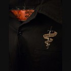 Men’s Orange County Choppers Black Work Shirt Short Sleeve Size L