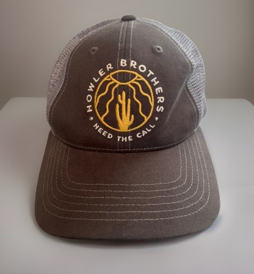 Howler Bros Heed The Call Hat Cap Strapback Trucker Mesh Outdoor Cowboy Cactus