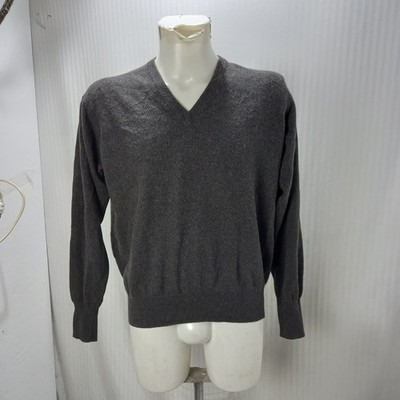 Item e5277 men's Peter Hadley sweater grey, size IT52, armpits 60cm, spa