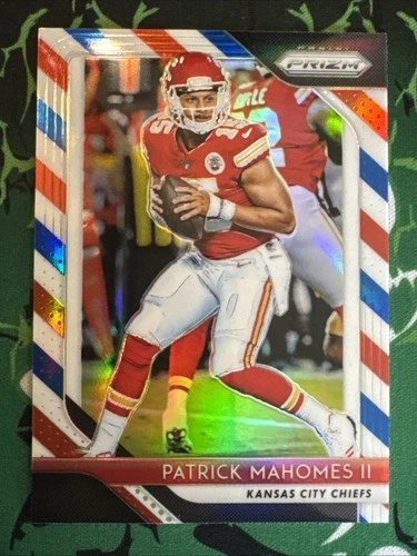 2018 Panini Prizm Patrick Mahomes II #102 Red White Blue Prizm