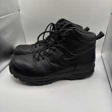 Nike Manoa Leather Boots Black Men s 10.5 Out...