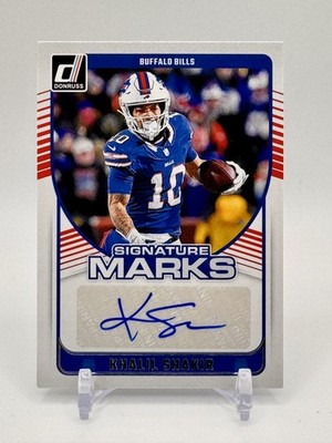 2024 Donruss #SMA-KSH Khalil Shakir Signature Marks