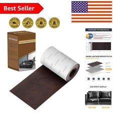 Waterproof Leather Repair Patch Tape - 3x60 Inches Dark Brown for Easy Fixes