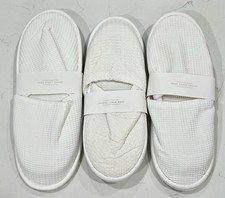 NEW Park Hyatt Saigon Waffle Weave Slip-on Bath Slippers - Set of 3 Pairs
