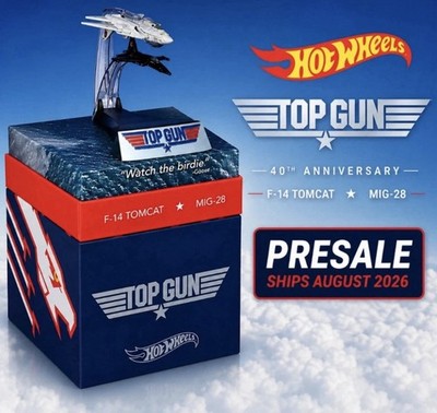 SDCC 2026 Mattel Hot Wheels Top Gun Maverick Goose F-14 Jet 40th Comic Con