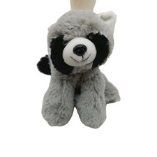 Wild Republic Raccoon Gray Back White Ears Plush Hug 'Ems 8"