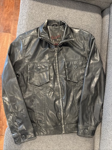 Vtg Rogue by Reilly Olmes Soft Black Leather Western Jacket Men’s Sz L. NICE. Z1