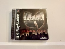 Wu-Tang: Shaolin Style Sony PlayStation 1, 1999, Authentic Disc, Tested CIB