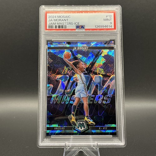 2024-25 Panini Mosaic - Jam Masters Ja Morant #12 Ice Mosaic Prizm /125