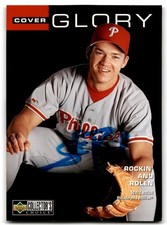1998 Collector's Choice Cover Glory Signed Scott Rolen Auto Phillies #12