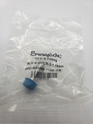 SWAGELOK 6LV-4-HVCR-3-1.19SR HIGH FLOW VCR FITTING 1/4'' OD TUBE 3/8'' HVCR, NIB